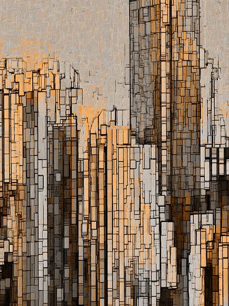 Skyline, City art, Sydney. by SydWyn Art