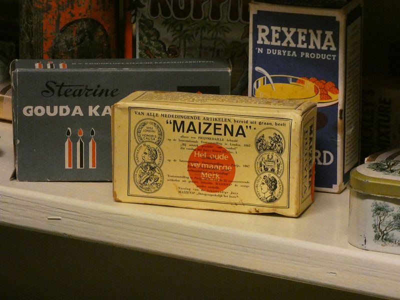 Een oud pakje Maizena by Veluws