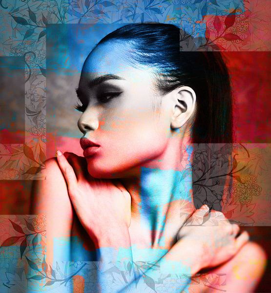 Azian Farbe Pop von by Maria