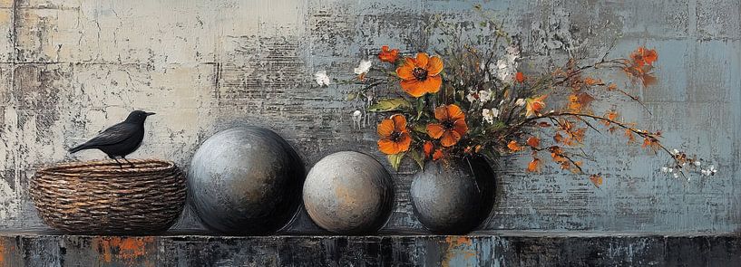 Bloem en Vaas van ARTEO Schilderijen