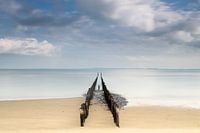 Strekdam in de Westerschelde langs de Panoramaweg, Groede