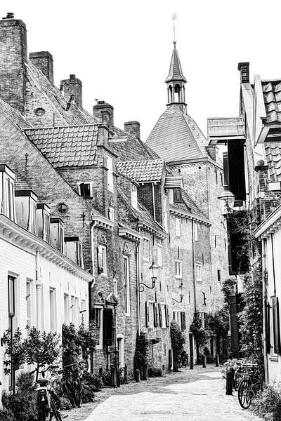 Amersfoort Utrecht Pays-Bas Noir et blanc par Hendrik-Jan Kornelis