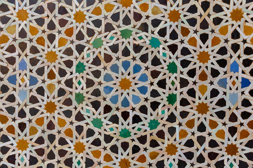 Mosque decoration element. Fez Morocco, North Africa by Tjeerd Kruse