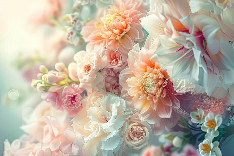 art with flowers by Egon Zitter