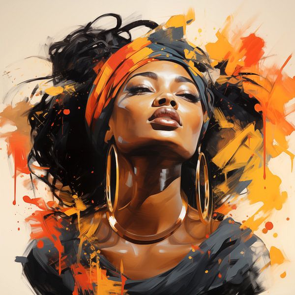 African woman by Black Coffee