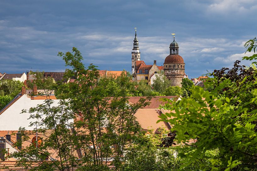 Blick auf historische Gebäude in der Stadt Görlitz von Rico Ködder