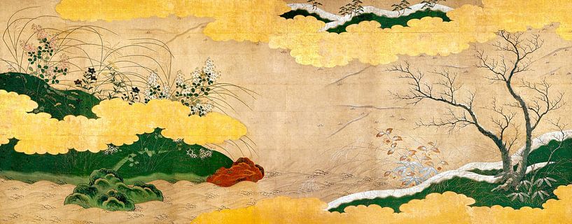 Japan Landschaft von Mad Dog Art