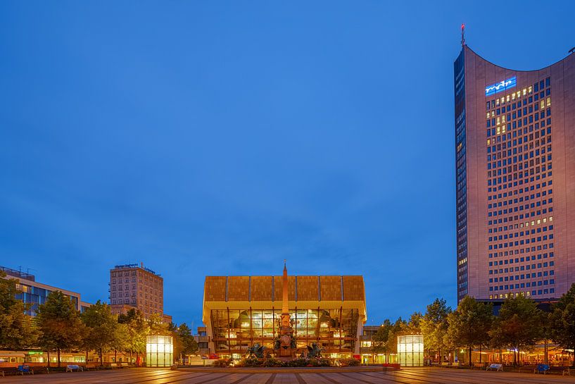 Mendebrunnen, Leipzig von Henk Meijer Photography