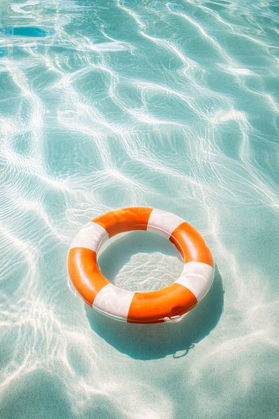 Bouée de sauvetage en eau claire par Poster Art Shop