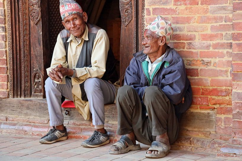 Nepalese men by Marieke Funke