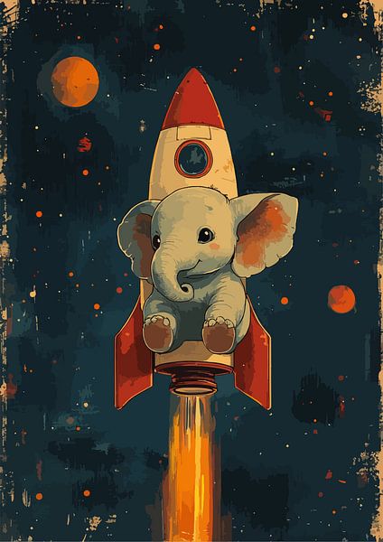 "Rocket Jumbo: Der Weltraumforscher Elefant" von bob rendy