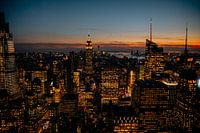 Manhattan Skyline New Yorker Sonnenuntergang