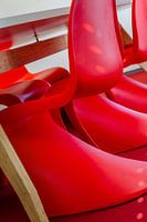 chaises rouges - design