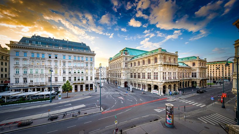 The old town of Vienna by Rene Siebring