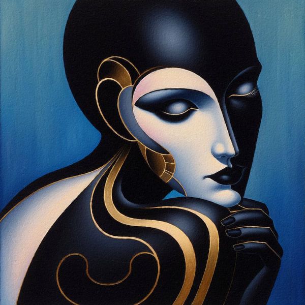 Feminine Art Deco par J.O. Han
