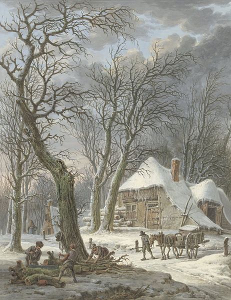 Paysage d'hiver, Pieter Pietersz. Barbiers par Marieke de Koning
