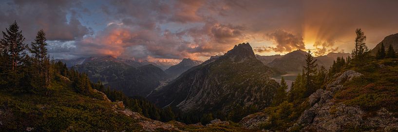 Le Barrage Sonnenuntergang von Keith Wilson Photography