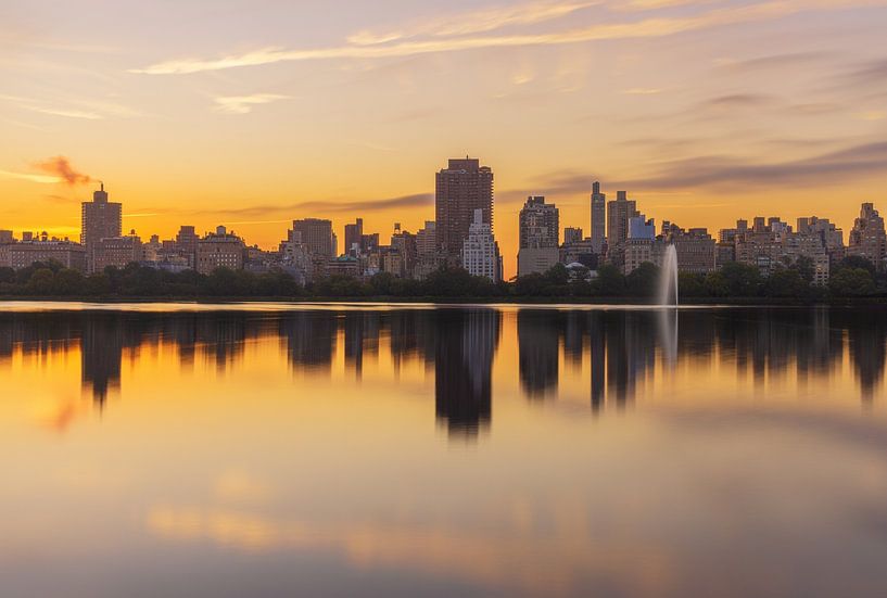 Lever de soleil sur Central Park New York City - USA par Marcel Kerdijk