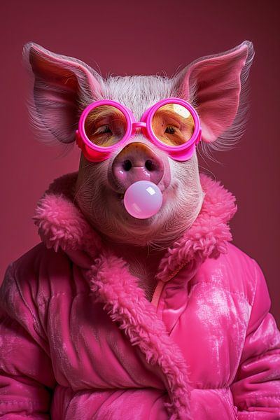 Bubblegum Fun : Pig 2 par ByNoukk