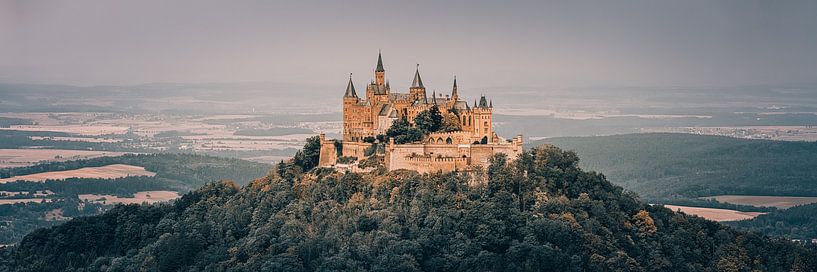 Panorama of Burg Hohenzollern by Henk Meijer Photography