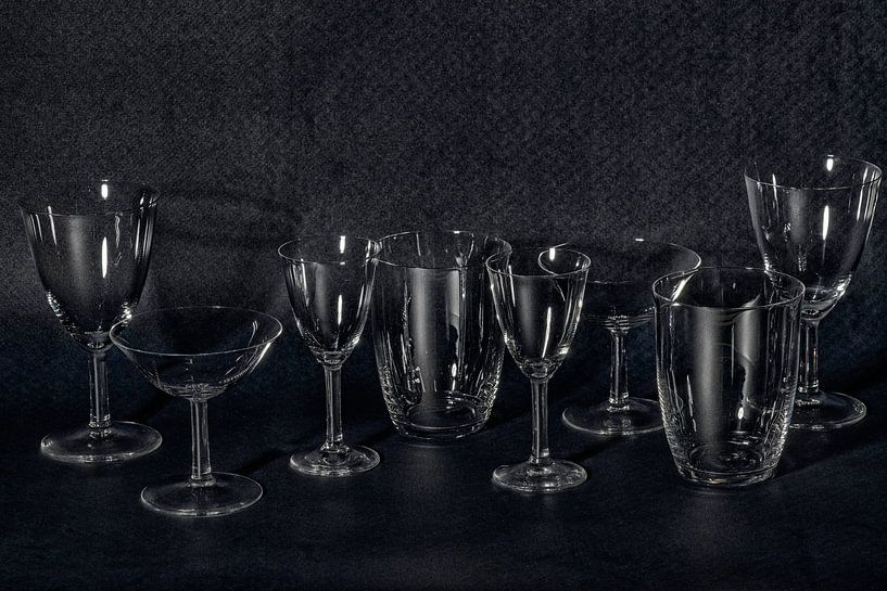 my parents' glassware by Hanneke Luit