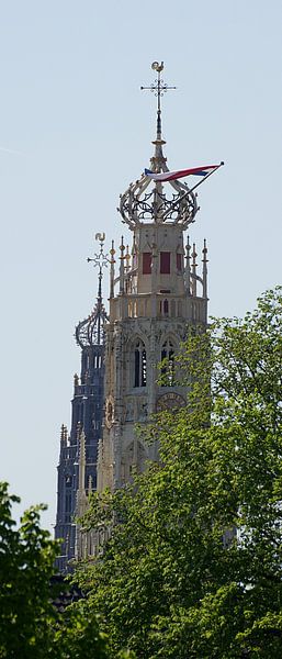 2 Sisters: St. Bavo &amp; Bakenesserkerk, Haarlem (2023)-1 by Eric Oudendijk