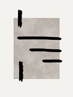 Œuvre d'art minimaliste avec des textures et des lignes de couleur terre