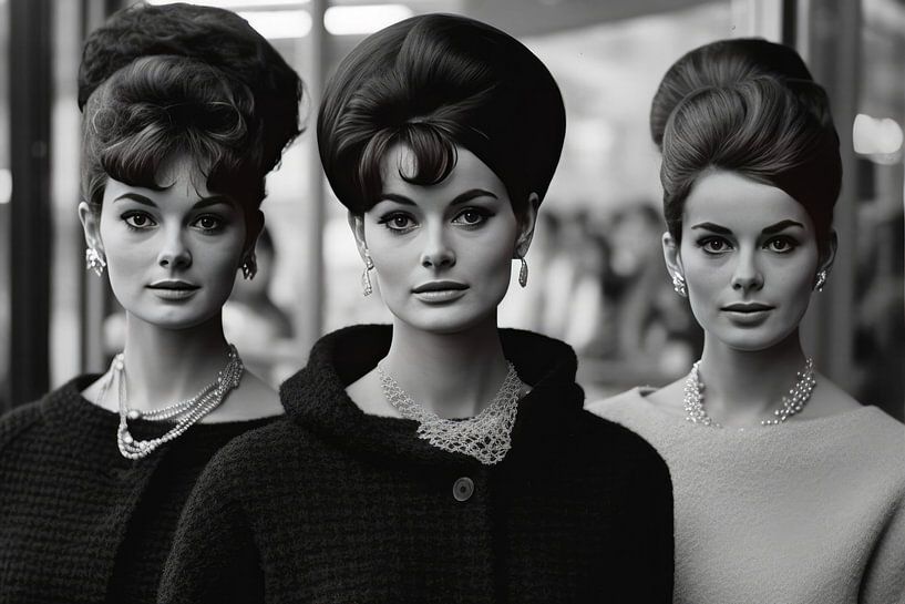 Portrait &quot;Meet me in the sixties&quot; (Rendez-vous dans les années 60) par Studio Allee