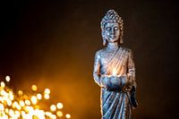Buddha-Bild mit Bokeh-Hintergrund
