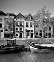 The Brede Haven of Den Bosch in black and white