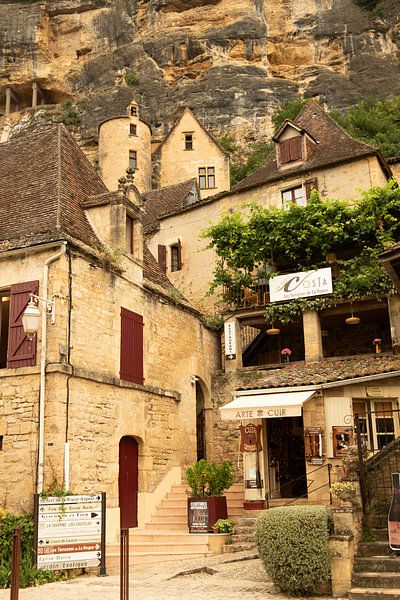La Roque Gageac, on the river Dordogne by M. B. fotografie