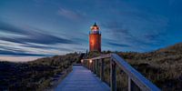 Kampen Sylt lighthouse in winter