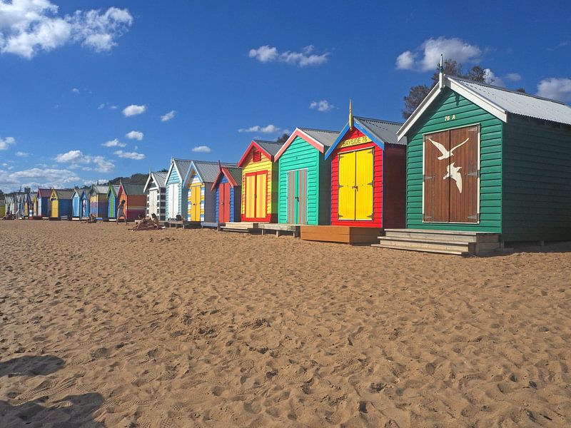 Chalets de plage à Melbourne par Sanne Bakker