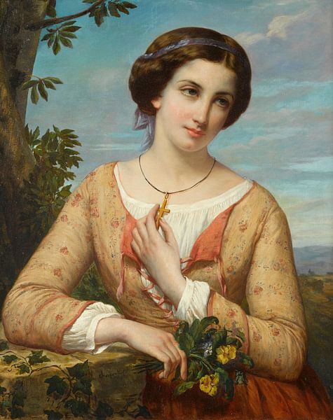 Melancholy, Auguste Charpentier by Masterful Masters