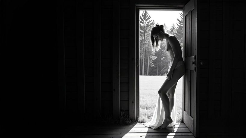 Stiller Moment in der Hütte von Retinas images