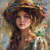 Das Mädchen mit dem Hut