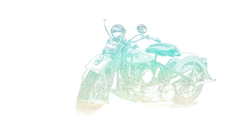 Vintage Harley by Art of Johan Schulte