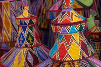 Ethiopische manden voor enjera