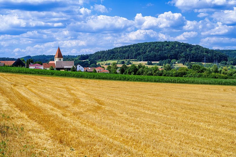 The village of Großhöbing in the Altmühl Valley by ManfredFotos