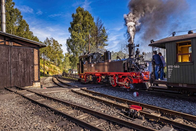 Pressnitztalbahn steam locomotive 991568-7 by Rob Boon