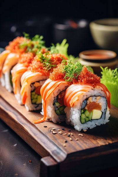 Sushi platter by ARTemberaubend