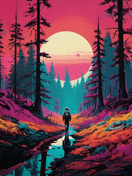 Weltraumspaziergang von Vic Bomers