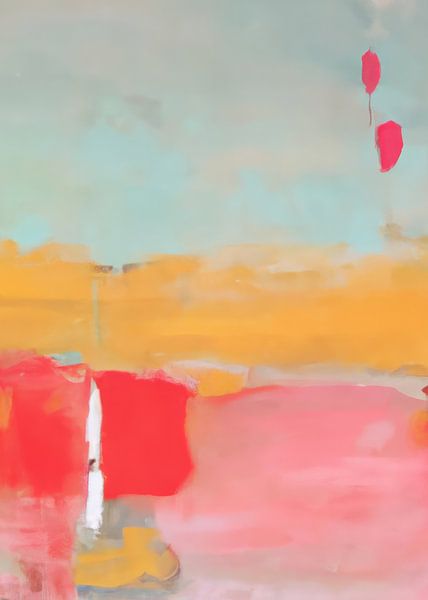 Bunte moderne und abstrakte Malerei von Studio Allee