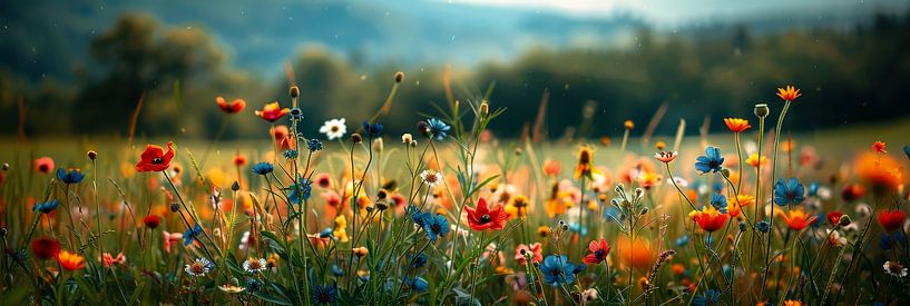 Champ de fleurs sauvages par ByNoukk