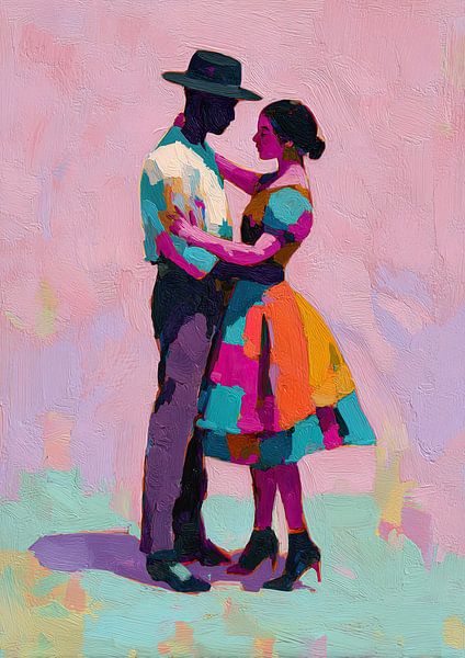 Couple de danseurs par Art Merveilleux