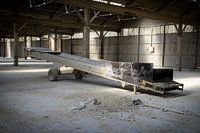 loods in de haven van Antwerpen