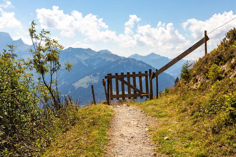 Einsamer Zaun von Jeroen de Weerd