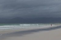 Little girl on the beach