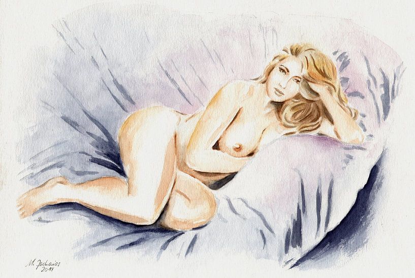 Curvaceous Beauty - Erotic Art by Marita Zacharias
