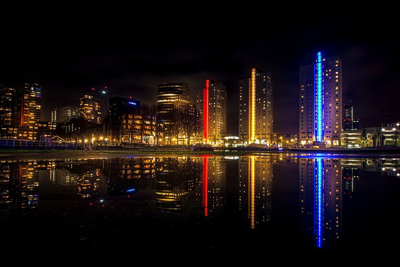 Rotterdam skyline by Johan Honders